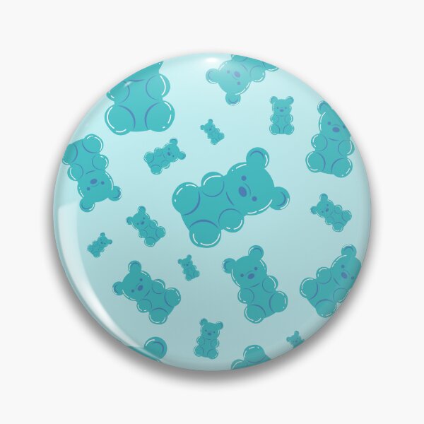 Item preview, Blue gummy bear pattern  designed and sold by smalladventures.