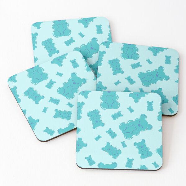 Item preview, Blue gummy bear pattern  designed and sold by smalladventures.
