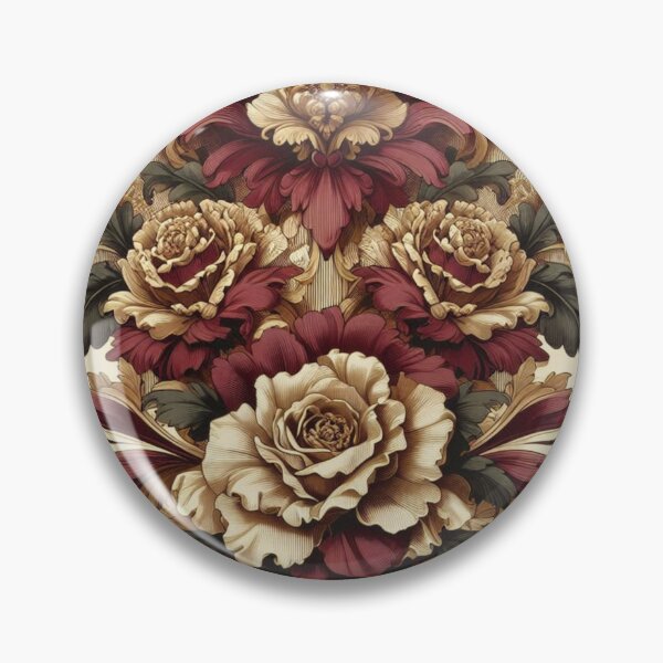 Item preview, Burgundy, Gold & Cream Baroque designed and sold by DesignsByPrnces.