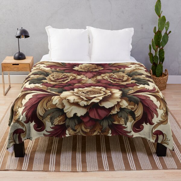 Item preview, Burgundy, Gold & Cream Baroque designed and sold by DesignsByPrnces.