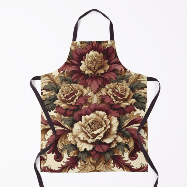 Item preview, Burgundy, Gold & Cream Baroque designed and sold by DesignsByPrnces.