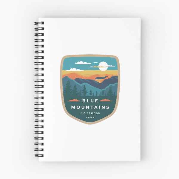 Item preview, Blue Mountains National Park logo emblem #2 designed and sold by ArtFusion-Shop.