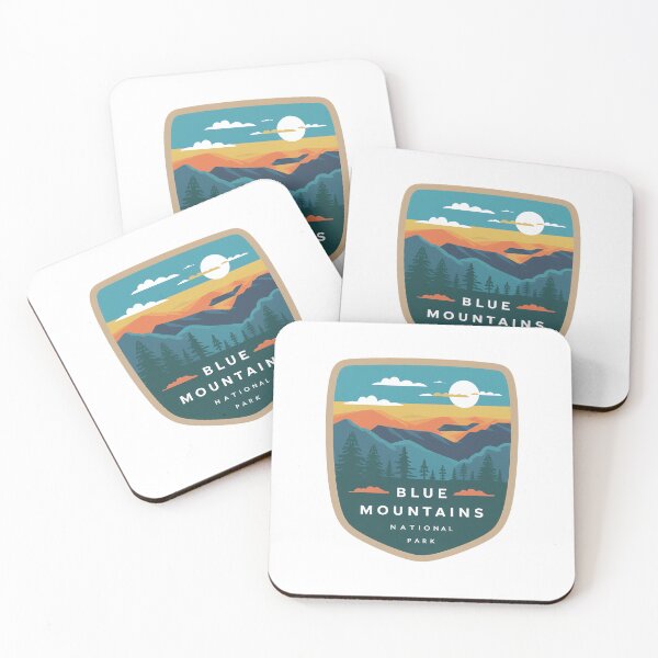 Item preview, Blue Mountains National Park logo emblem #2 designed and sold by ArtFusion-Shop.
