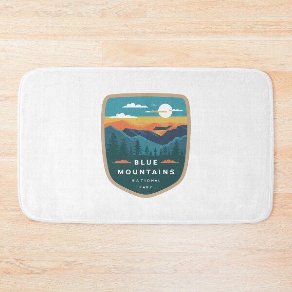 Item preview, Blue Mountains National Park logo emblem #2 designed and sold by ArtFusion-Shop.