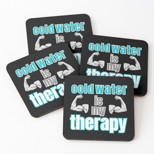 Item preview, Cold Water Is My Therapy Funny Gifts for Pepole Who Like Ice Bathing designed and sold by byMartha.