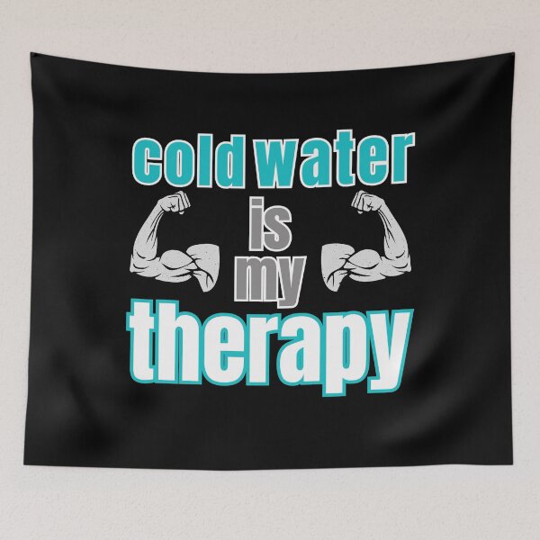 Item preview, Cold Water Is My Therapy Funny Gifts for Pepole Who Like Ice Bathing designed and sold by byMartha.
