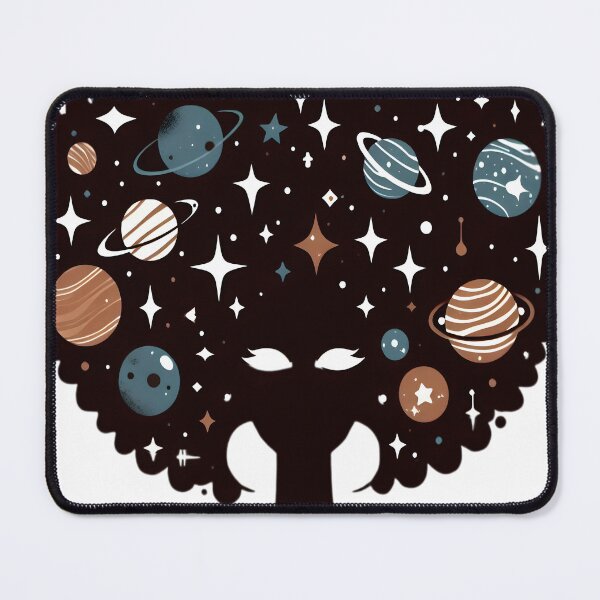 Item preview, Afrofuturism Afro Girl Sci-fi Black Art designed and sold by KitonicTees.