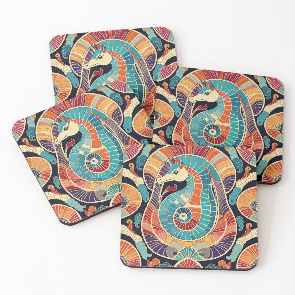 Item preview, Seahorse pattern. 4 designed and sold by tatty58.