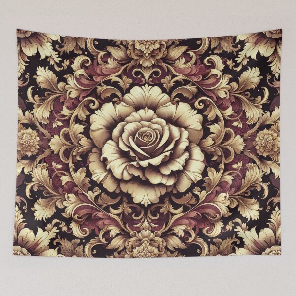 Item preview, Burgundy, Gold & Cream Baroque designed and sold by DesignsByPrnces.