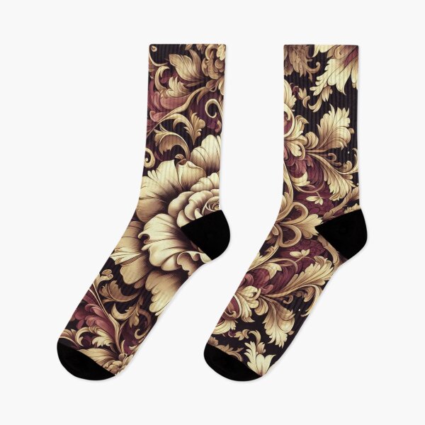 Item preview, Burgundy, Gold & Cream Baroque designed and sold by DesignsByPrnces.
