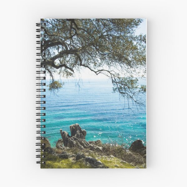 Artikelvorschau, Olivenbaum und Ionisches Meer entworfen und verkauft von nickbrayimages.