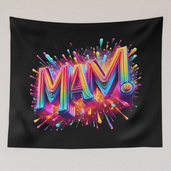 Aperçu de l'œuvre T-shirt 3D Dynamic Mama créée et vendue par AI-Only Creations.