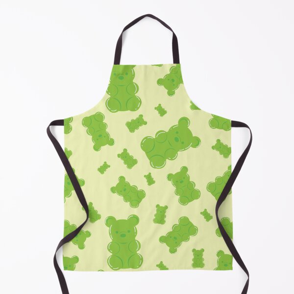 Item preview, Green gummy bear pattern  designed and sold by smalladventures.