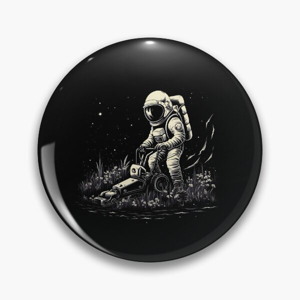 Item preview, Astronaut mowing the lawn designed and sold by DerSenat.