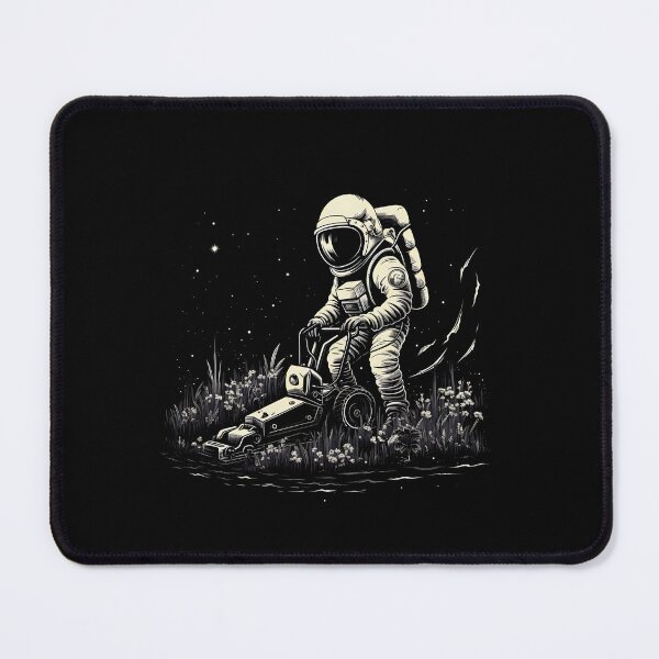 Item preview, Astronaut mowing the lawn designed and sold by DerSenat.