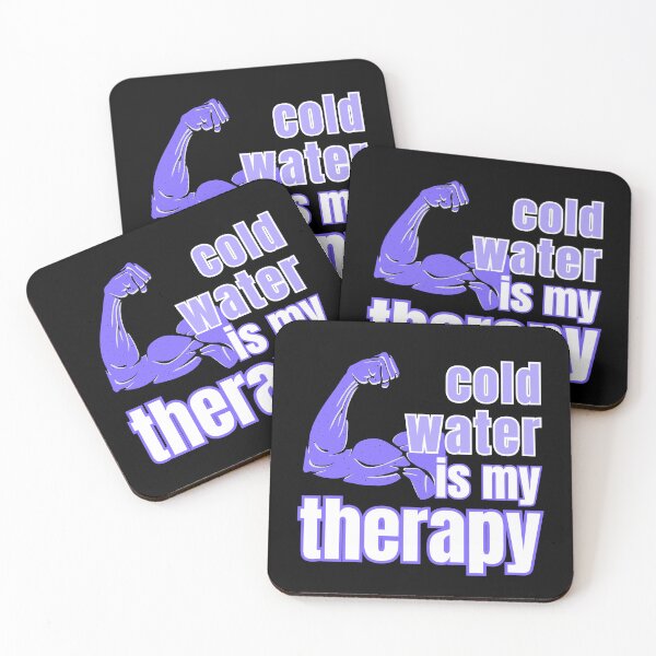 Item preview, Cold Water Is My Therapy Funny Gifts for Pepole Who Like Ice Bathing designed and sold by byMartha.