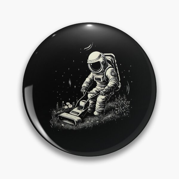 Item preview, Astronaut mowing the lawn designed and sold by DerSenat.