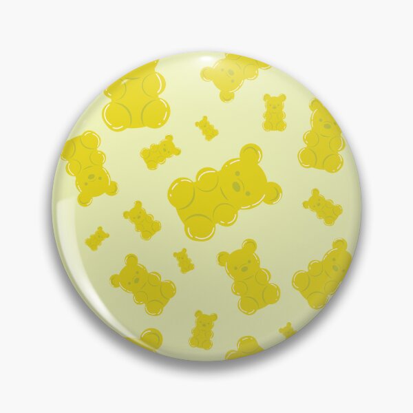 Item preview, Yellow gummy bear pattern  designed and sold by smalladventures.