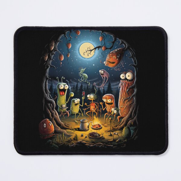 Item preview, Alien Camping Monster Campfire designed and sold by DerSenat.