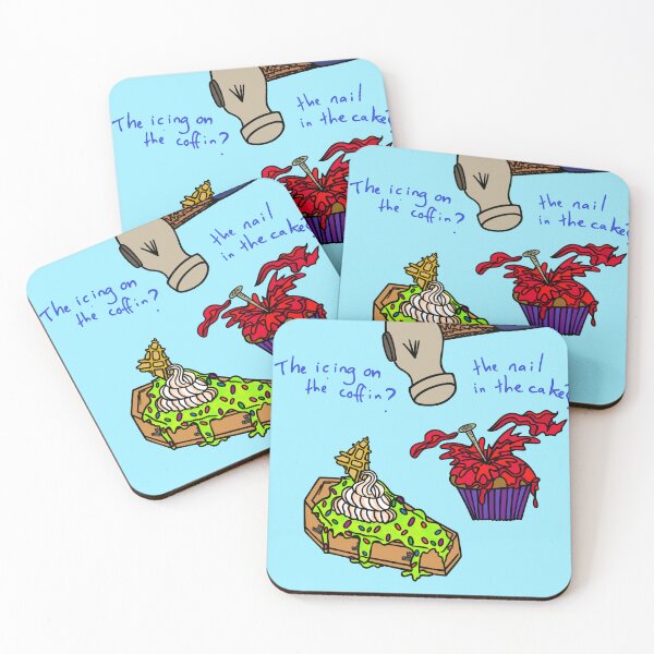 Item preview, The icing on the coffin?, The nail in the cake? designed and sold by MickeyLaLa.
