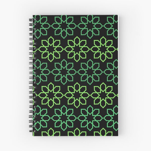 Item preview,  green geometric  flowers designed and sold by mndesignworx.