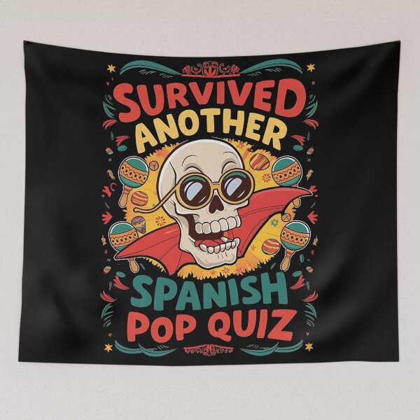 Artikelvorschau, Einen weiteren Spanisch-Pop-Quiz überlebt Spanischlehrer entworfen und verkauft von DomTeesHaven.