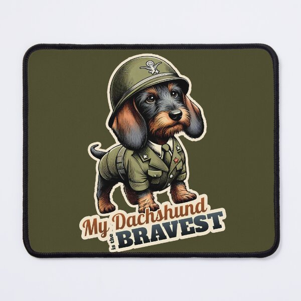 Item preview, Wire-haired Dachshund  Soldier designed and sold by ThisDress.