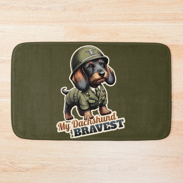 Item preview, Wire-haired Dachshund  Soldier designed and sold by ThisDress.