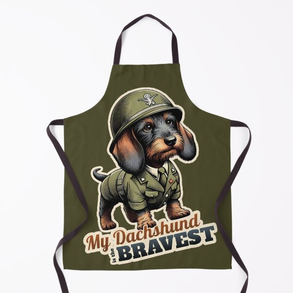 Item preview, Wire-haired Dachshund Soldier designed and sold by ThisDress.