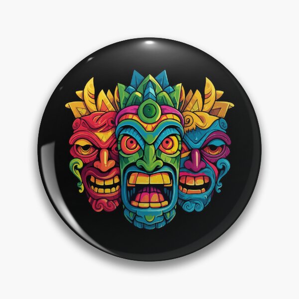 Item preview, Three Tiki Masks designed and sold by VelvetRoom.