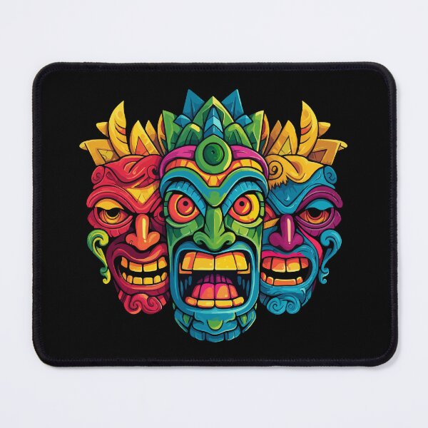 Item preview, Three Tiki Masks designed and sold by VelvetRoom.