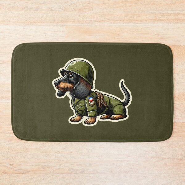 Item preview, Wire-haired Dachshund  Soldier designed and sold by ThisDress.