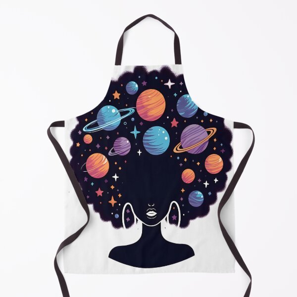 Item preview, Afrofuturism Afro Girl designed and sold by KitonicTees.