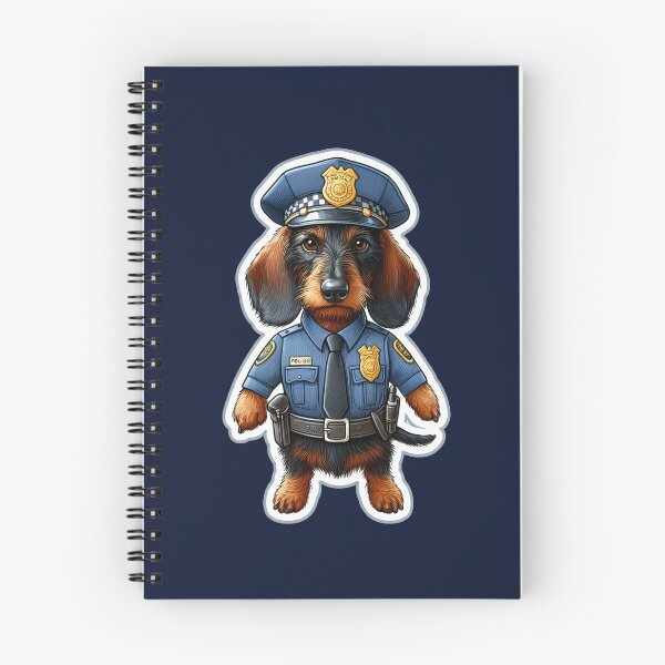 Item preview, Wire-haired Dachshund Police designed and sold by ThisDress.