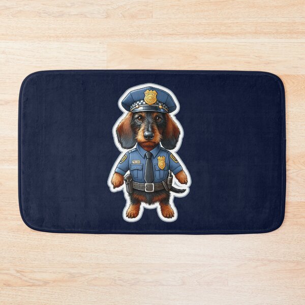Item preview, Wire-haired Dachshund Police designed and sold by ThisDress.