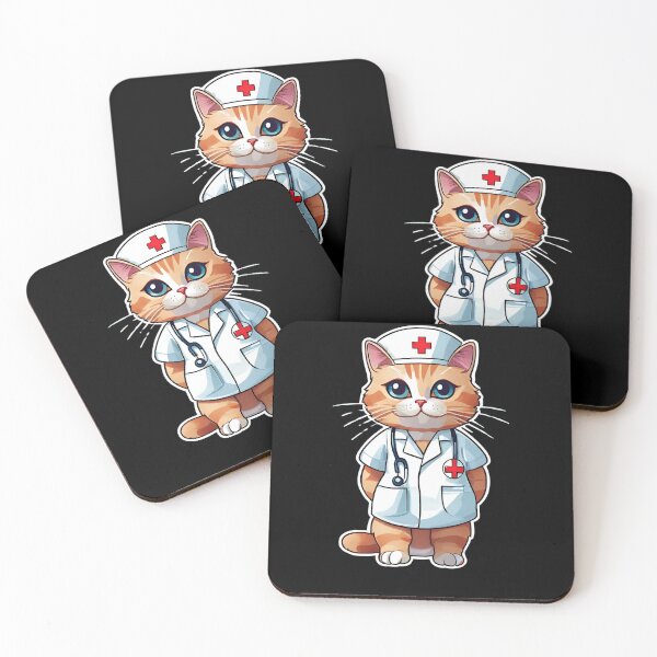 Item preview, Cute Cat Nurse designed and sold by LEOOTY.