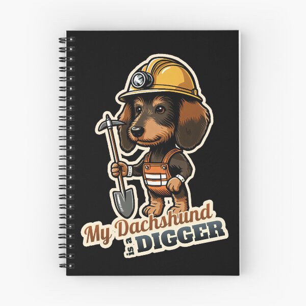 Item preview, Wire-haired Dachshund worker designed and sold by ThisDress.