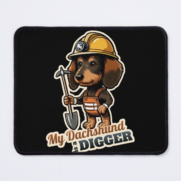 Item preview, Wire-haired Dachshund worker designed and sold by ThisDress.