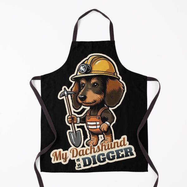 Item preview, Wire-haired Dachshund worker designed and sold by ThisDress.