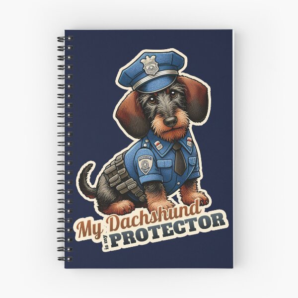 Item preview, Wire-haired Dachshund Police designed and sold by ThisDress.