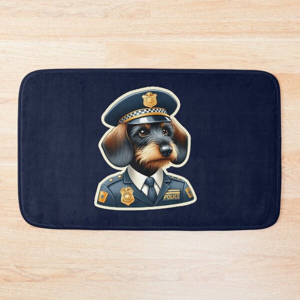 Item preview, Wire-haired Dachshund Police designed and sold by ThisDress.