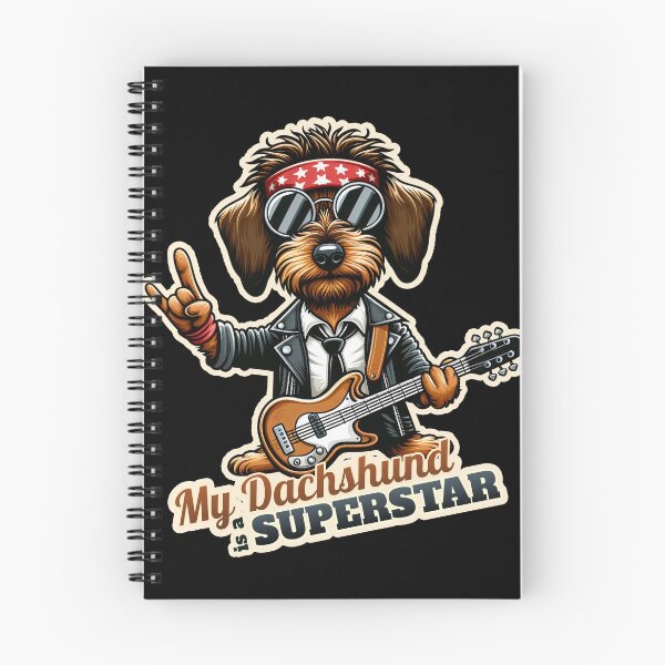 Item preview, Wire-haired Dachshund Rockstar designed and sold by ThisDress.
