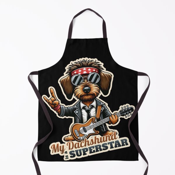 Item preview, Wire-haired Dachshund Rockstar designed and sold by ThisDress.