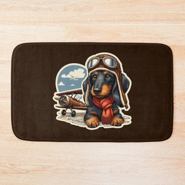 Item preview, Wire-haired Dachshund Pilot designed and sold by ThisDress.