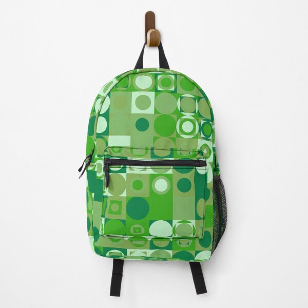 Item preview, Green Squares and Dots designed and sold by Abstract-Color.