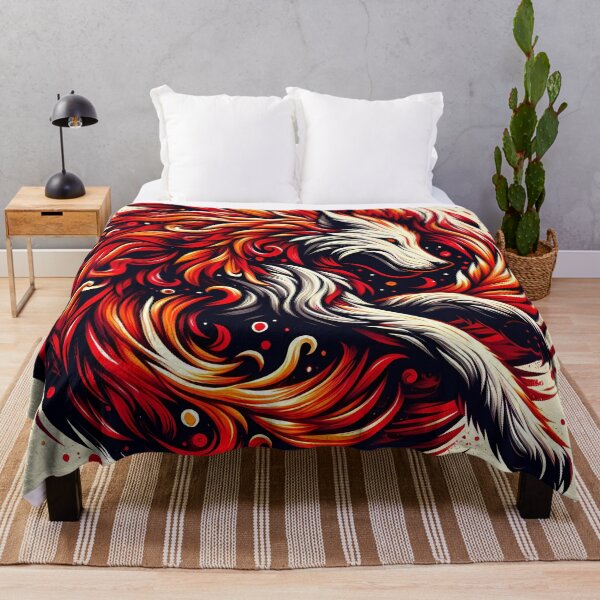 Item preview, Fire Lava Wolf, Ai Generated Art  designed and sold by ACC .