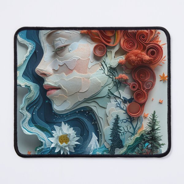 Item preview, Spring Goddess Papercut designed and sold by OccultDreams.