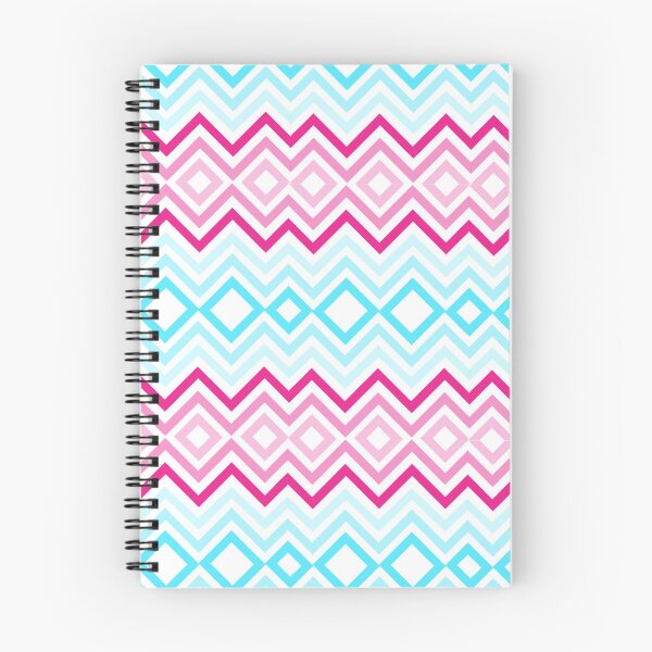 Item preview, Blue and Pink zigzag pattern  designed and sold by mndesignworx.