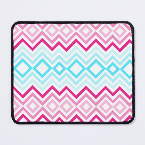 Item preview, Blue and Pink zigzag pattern  designed and sold by mndesignworx.