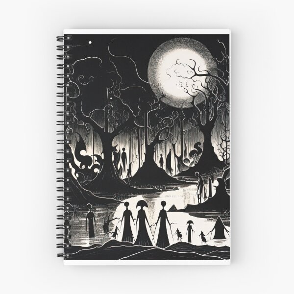 Item preview, Pagan Fables-Dark night ay forest designed and sold by AdadiaXShop.